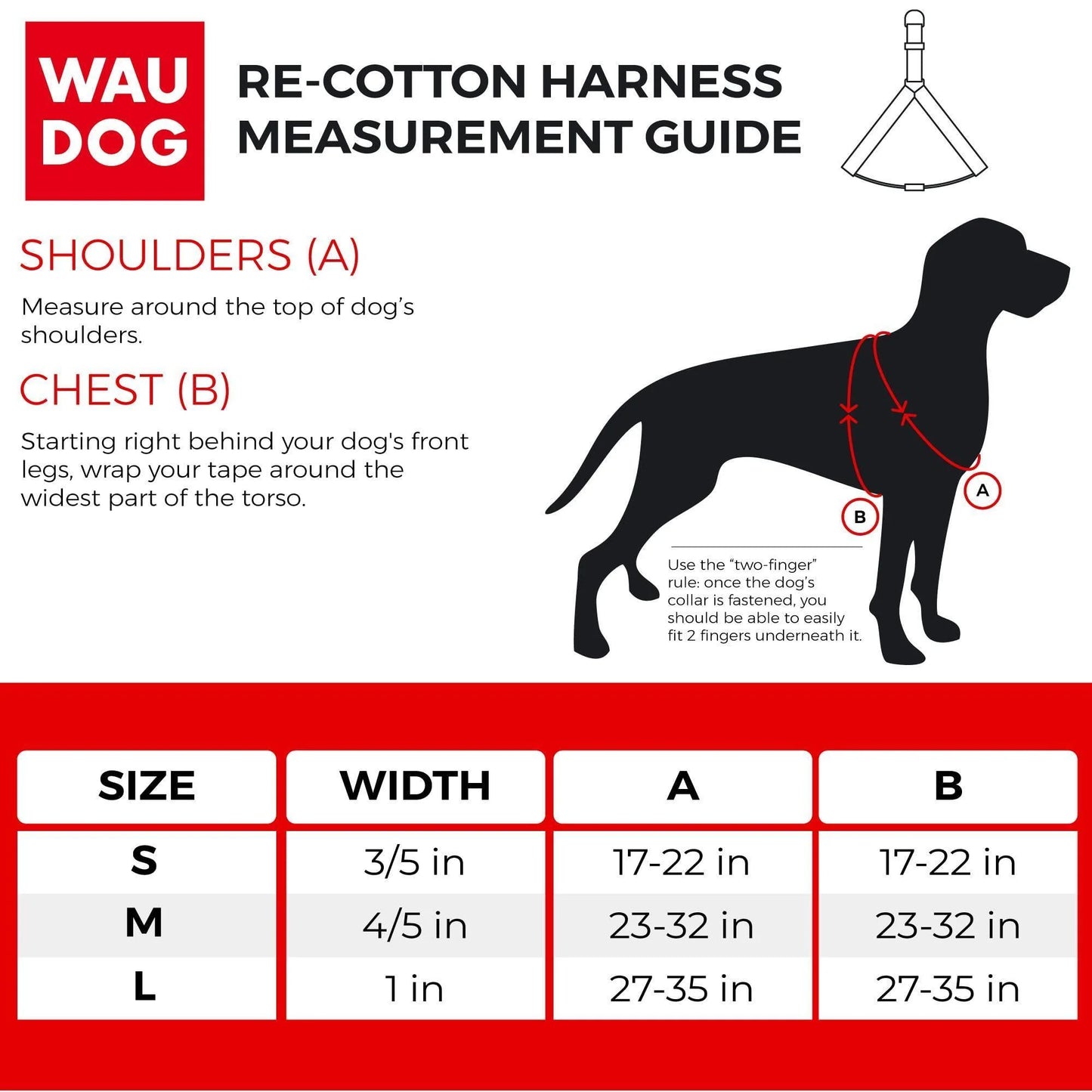 Blue Cotton Reflective Dog Harness Eco Friendly for Large Dogs L Size 2735 Inch